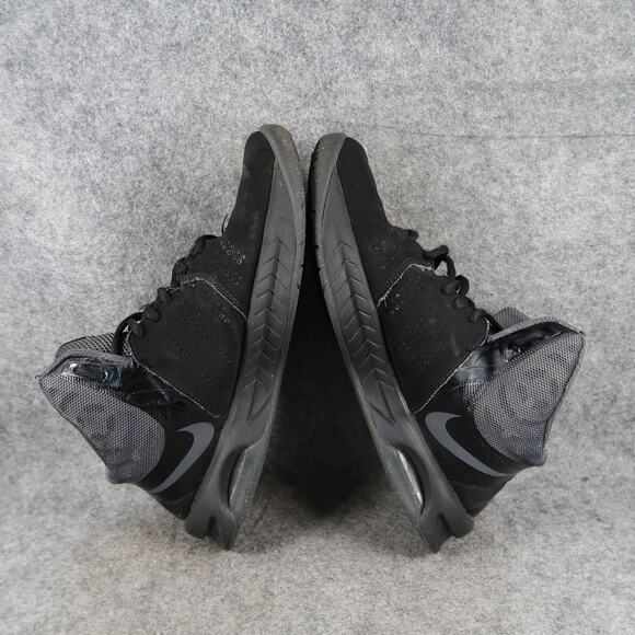Nike Shoes Mens 7 Basketball Sneakers Air Visi Pro 6 Black Athletic Trainer Mid